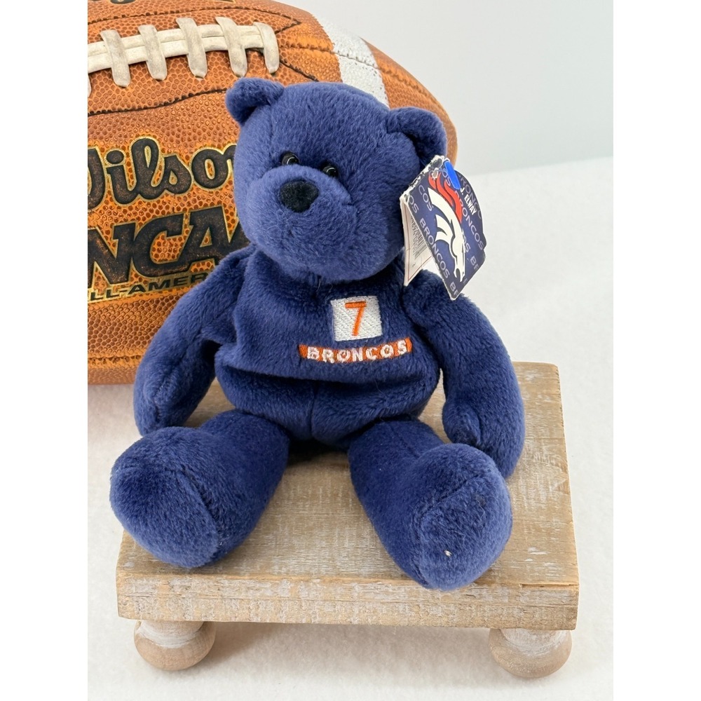 Denver Broncos Bear Plush John Elway #7 Limited‎ Treasures NFL NWT